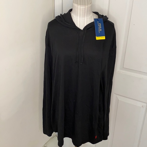Polo Ralph Lauren supreme comfy long hooded tee - Picture 1 of 4